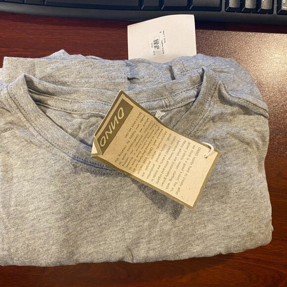 Men's Onno Short Sleeve Bamboo T-Shirt Heather Granite - Picture 2 of 3